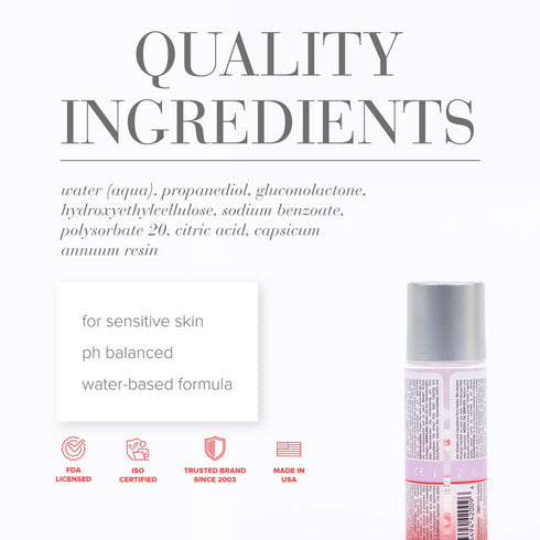 JO Agapé Calentamiento Lubricante a Base de Agua 2 fl oz